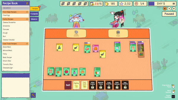 Игра Sizzle & Stack, скриншот