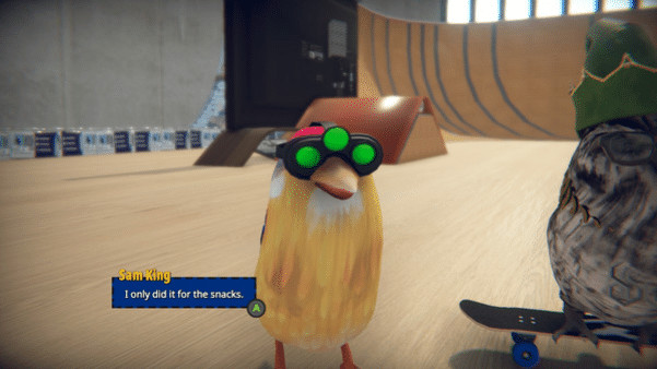 Игра SkateBIRD, скриншот