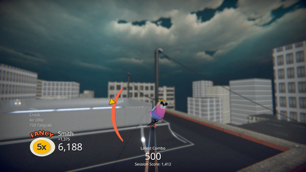 Игра SkateBIRD, скриншот