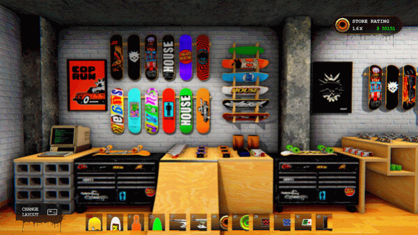 Игра Skatehouse, скриншот