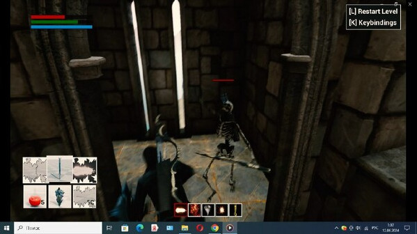 Игра Skeletos Sword, скриншот