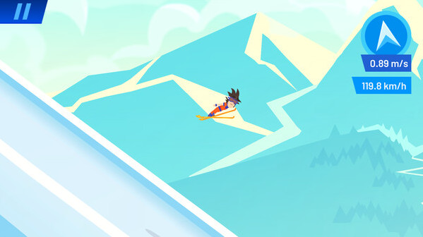 Игра Ski Jump Challenge 2024, скриншот