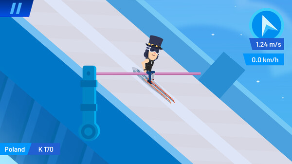 Игра Ski Jump Challenge 2024, скриншот