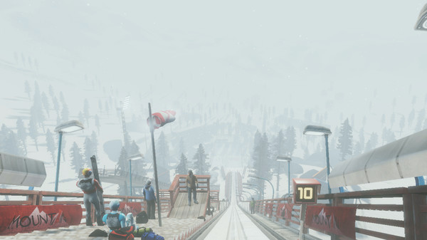 Игра Ski Jumping Pro VR, скриншот