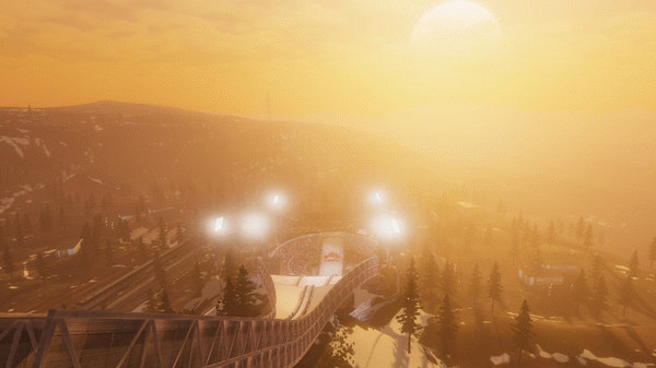 Игра Ski Jumping Pro VR, скриншот