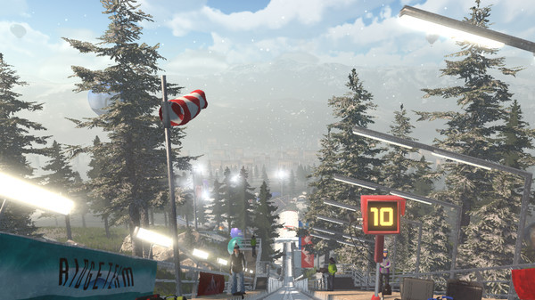 Игра Ski Jumping Pro VR, скриншот