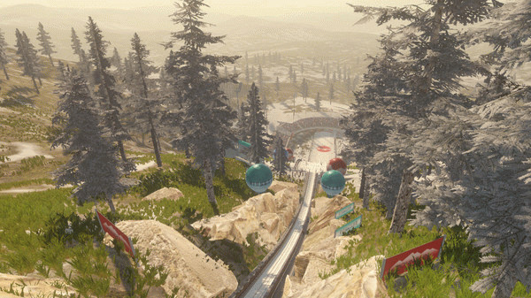 Игра Ski Jumping Pro VR, скриншот