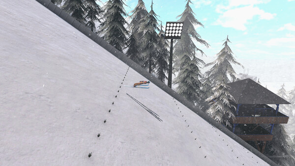 Игра Ski Jumping World Cup, скриншот
