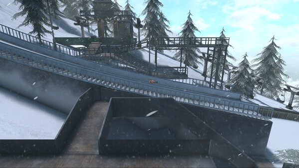 Игра Ski Jumping World Cup, скриншот