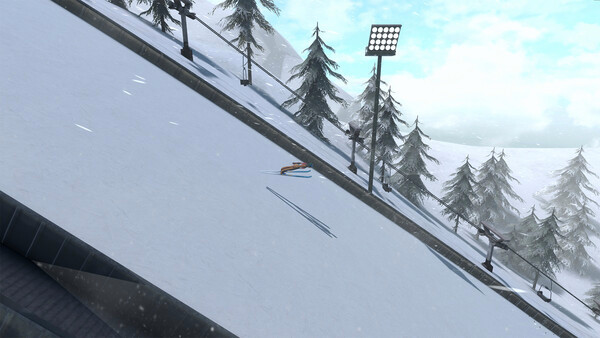 Игра Ski Jumping World Cup, скриншот