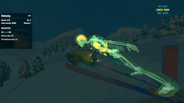 Игра Ski Sniper, скриншот
