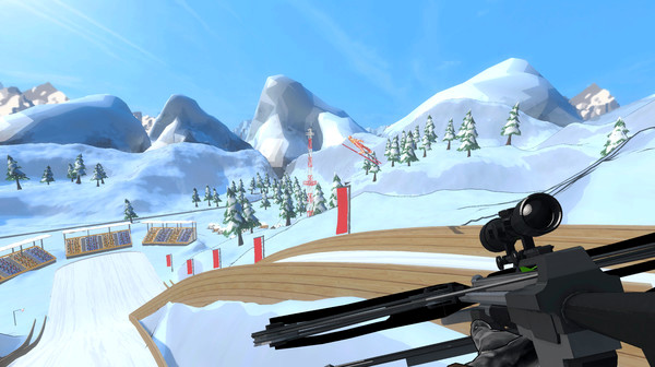 Игра Ski Sniper, скриншот