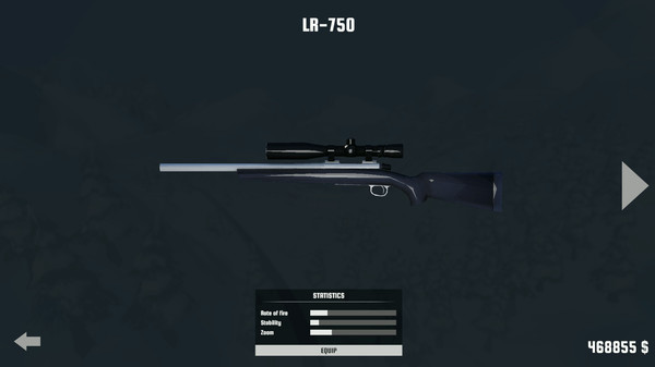 Игра Ski Sniper, скриншот