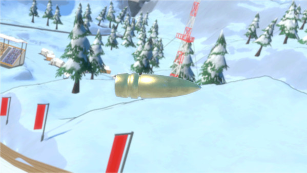 Игра Ski Sniper, скриншот