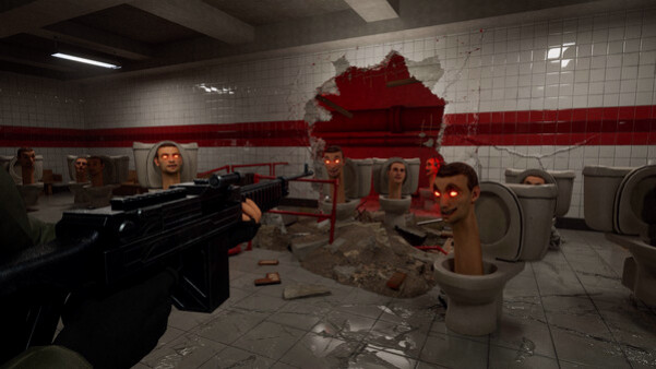 Игра Skibidi Toilets: Invasion, скриншот