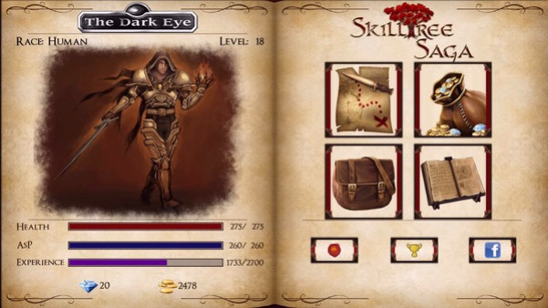 Игра Skilltree Saga, скриншот