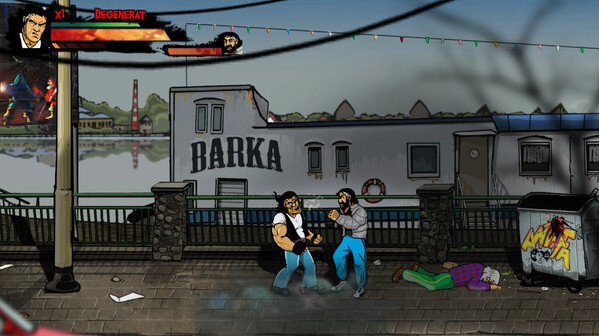 Игра Skinny & Franko: Fists of Violence, скриншот
