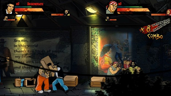 Игра Skinny & Franko: Fists of Violence, скриншот
