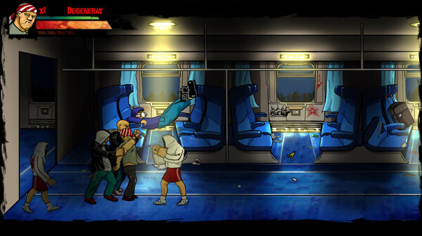 Игра Skinny & Franko: Fists of Violence, скриншот