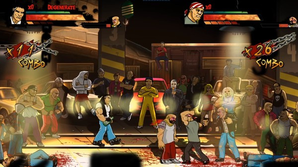 Игра Skinny & Franko: Fists of Violence, скриншот