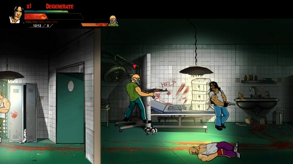 Игра Skinny & Franko: Fists of Violence, скриншот