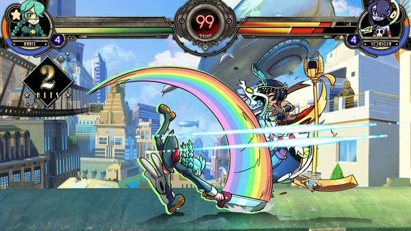 Игра Skullgirls 2nd Encore, скриншот