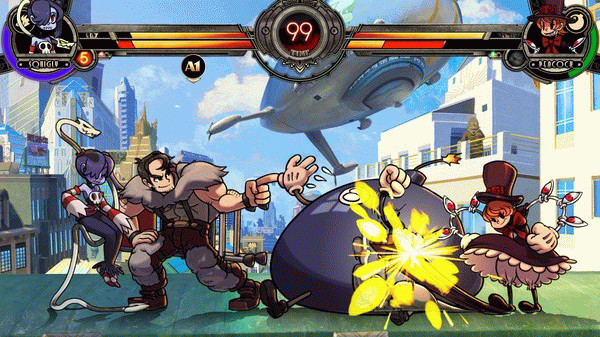 Игра Skullgirls 2nd Encore, скриншот