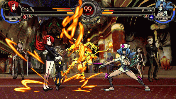 Игра Skullgirls 2nd Encore, скриншот