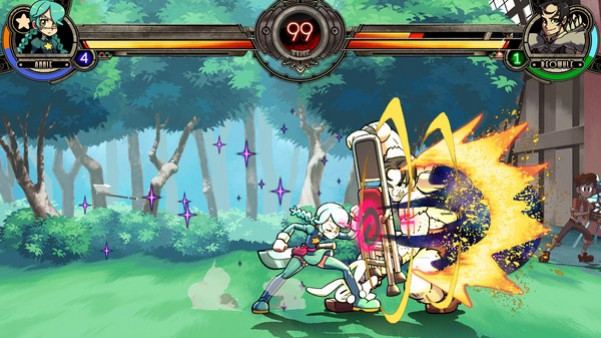 Игра Skullgirls 2nd Encore, скриншот