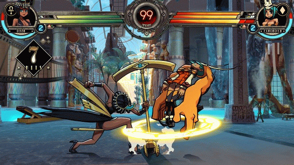 Игра Skullgirls 2nd Encore, скриншот