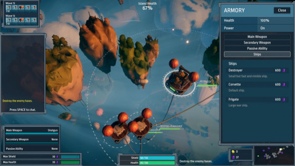 Игра Sky Fleet, скриншот