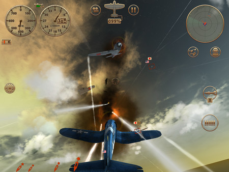 Игра Sky Gamblers: Storm Raiders, скриншот