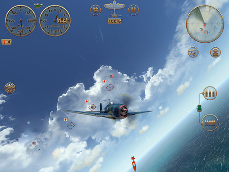 Игра Sky Gamblers: Storm Raiders, скриншот