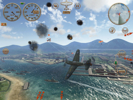 Игра Sky Gamblers: Storm Raiders, скриншот