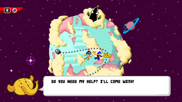 Игра Sky Racket, скриншот