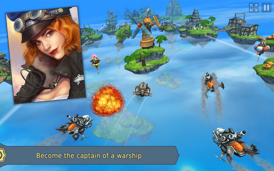 Игра Sky To Fly: Faster Than Wind, скриншот