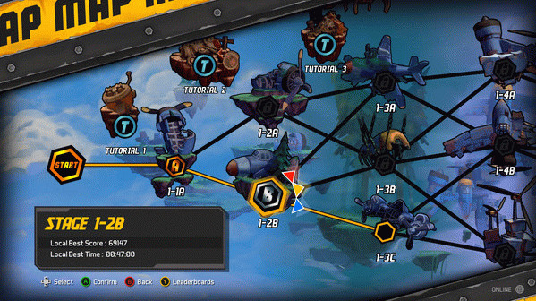 Игра Skybolt Zack, скриншот