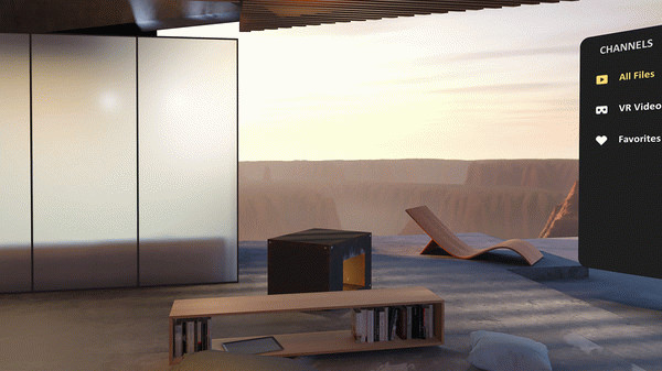 Игра SKYBOX VR Video Player, скриншот