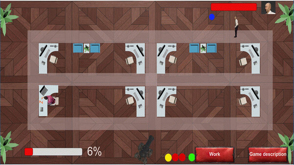 Игра Slack off master, скриншот