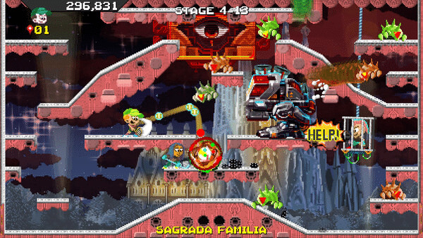 Игра Slam and Roll, скриншот