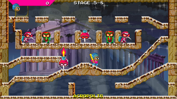 Игра Slam and Roll, скриншот
