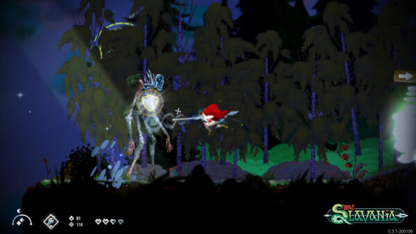 Игра Slavania, скриншот