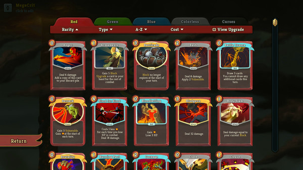 Игра Slay the Spire, скриншот