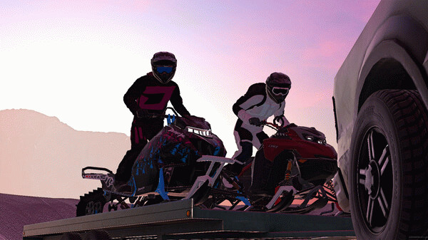 Игра Sledders, скриншот