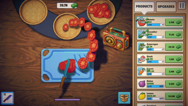 Игра Slice To Meet You, скриншот