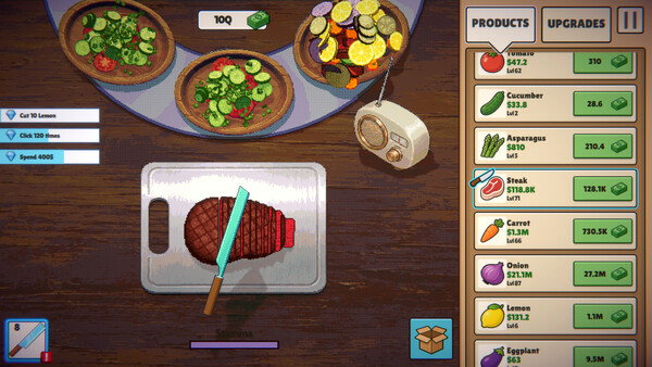 Игра Slice To Meet You, скриншот