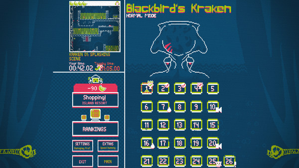 Игра Slime-san: Blackbird's Kraken, скриншот