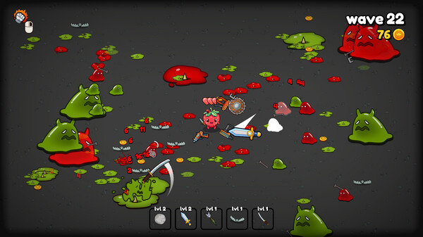 Игра Slime Squisher, скриншот