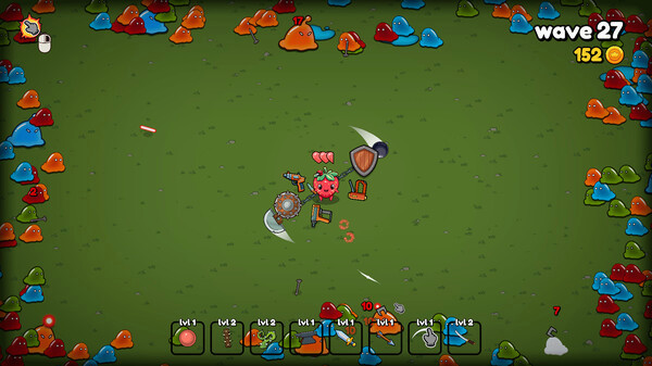 Игра Slime Squisher, скриншот