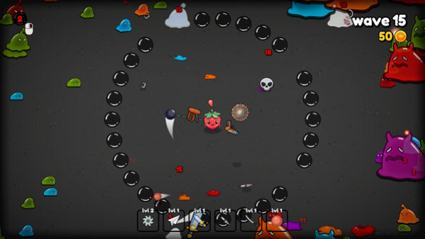 Игра Slime Squisher, скриншот